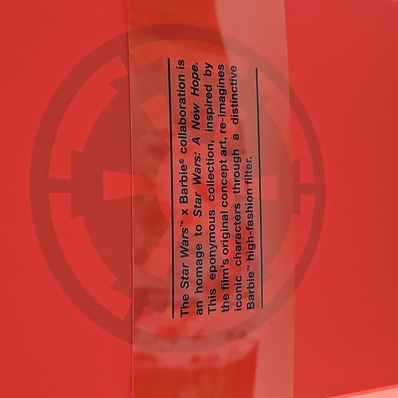 Brand New Unopened Collector's Star Wars Barbie Darth Vader - Picture 5 of 7